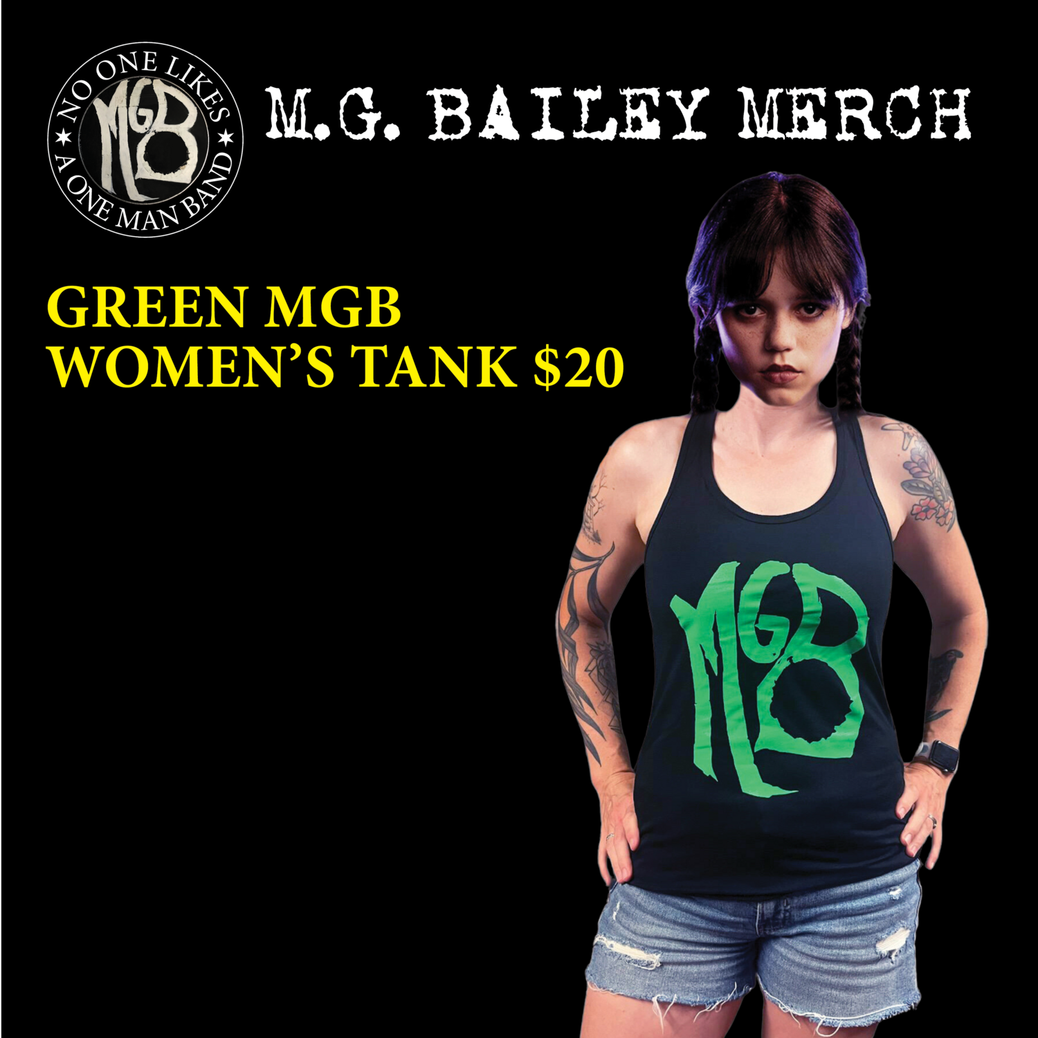 Green MGB Women's Tank