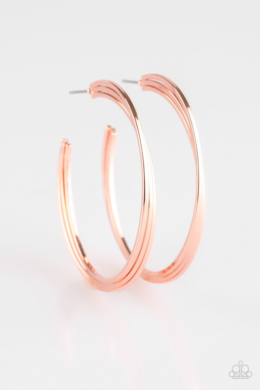 Paparazzi-Haute Gossip-Copper Hoop