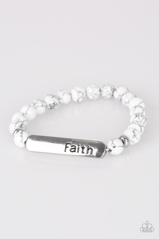 Paparazzi-Fearless Faith-White