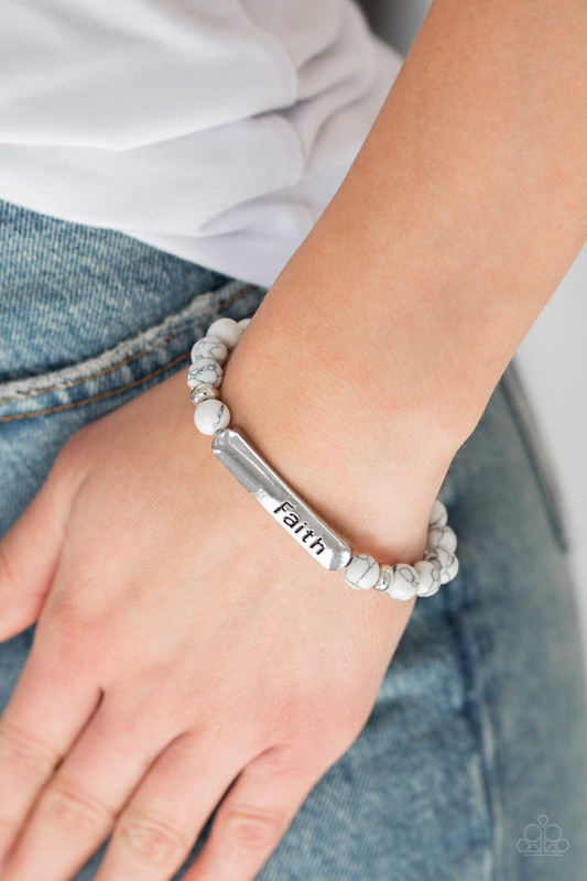 Paparazzi-Fearless Faith-White
