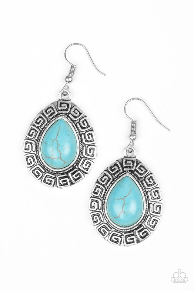 Paparazzi-Tribal Tango-Turquoise and Silver