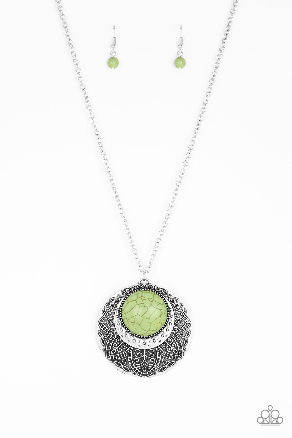 Paparazzi-Medallion Meadow-Green