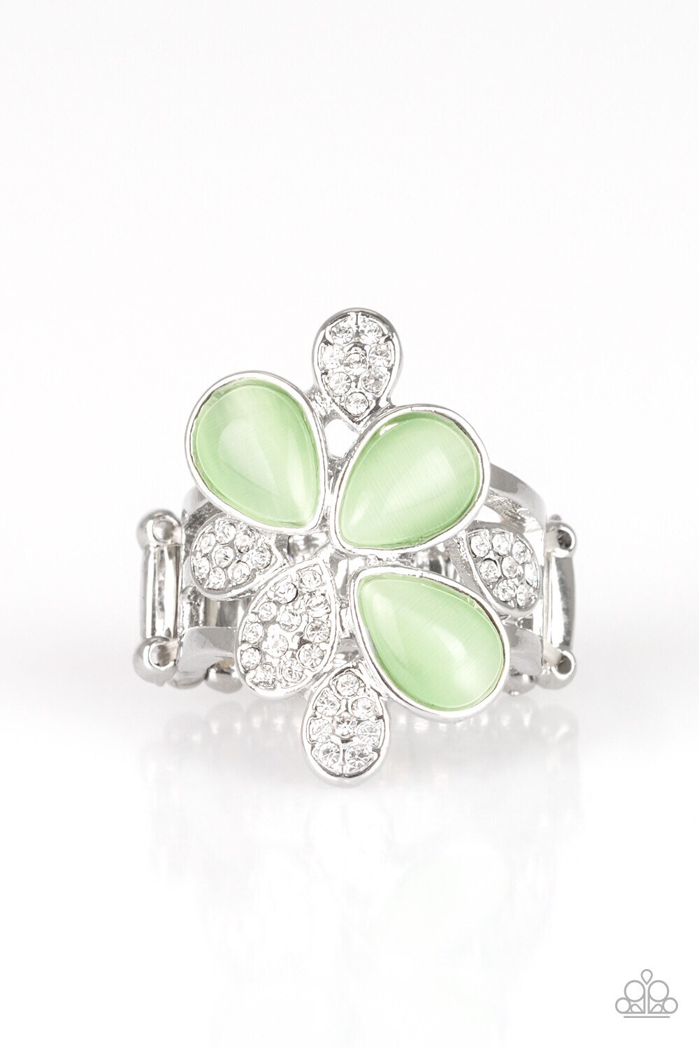 Paparazzi-Diamond Daises-Green