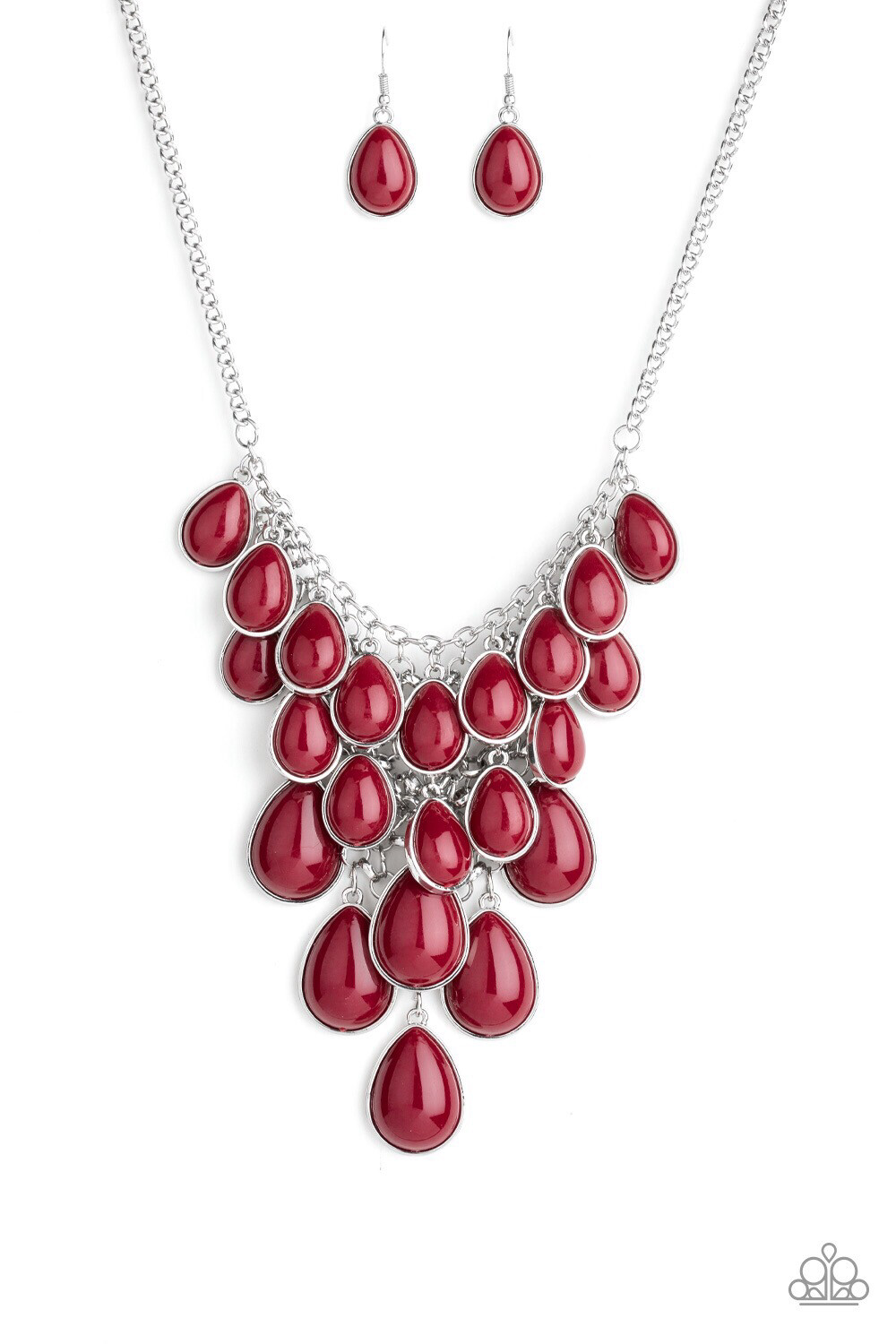 Paparazzi-Shop Til You Teardrop-Red