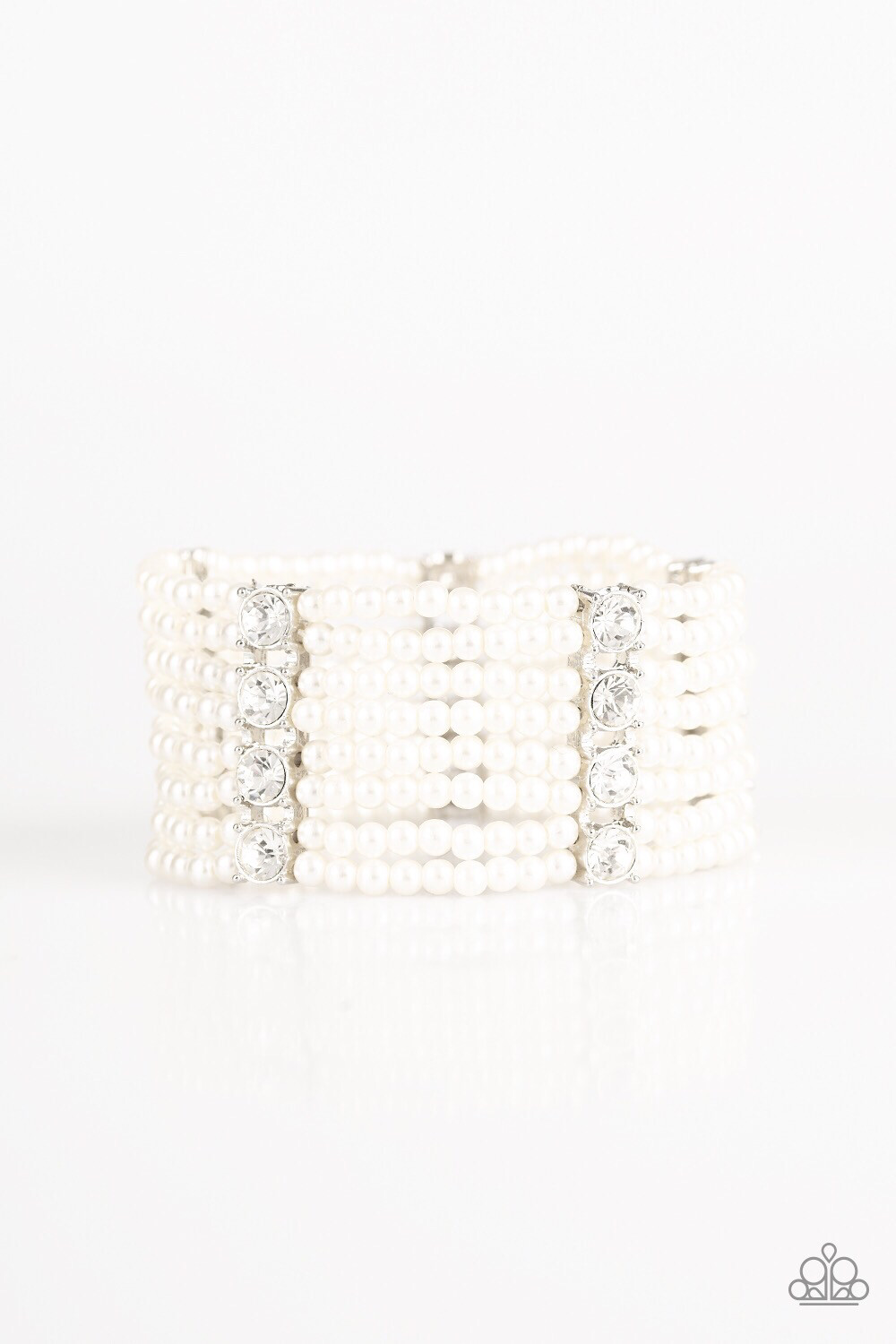 Paparazzi-Get In Line-White Pearl