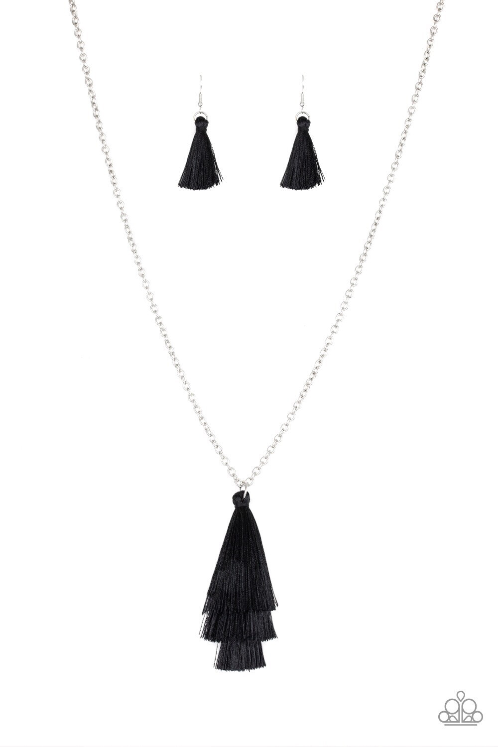 Paparazzi-Triple The Tassel-Black
