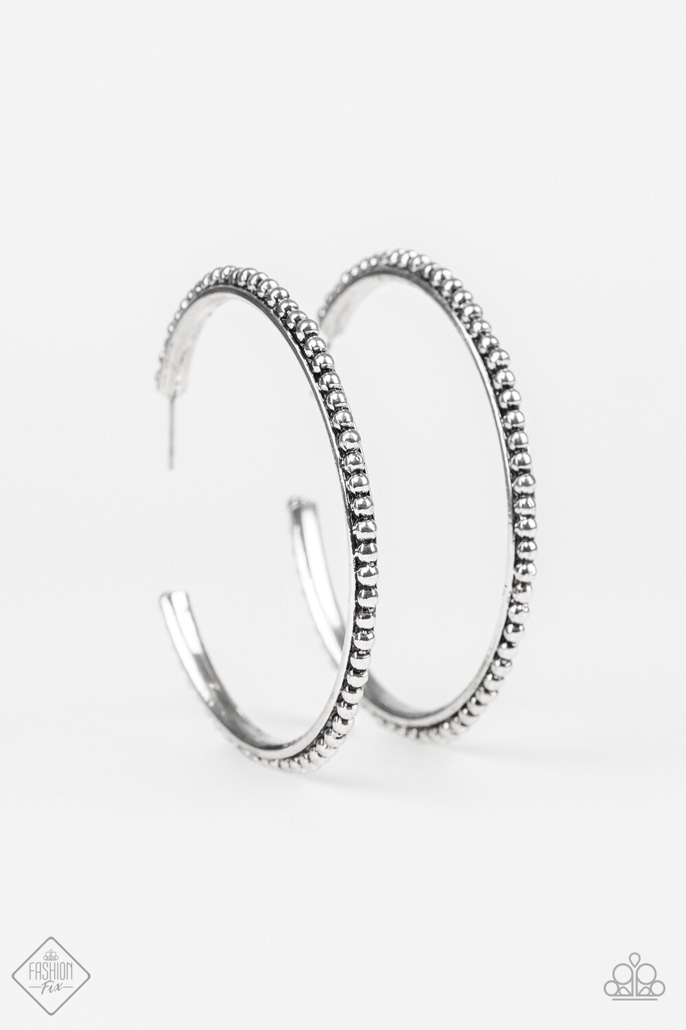 Paparazzi-Totally On Trend-Silver Hoop