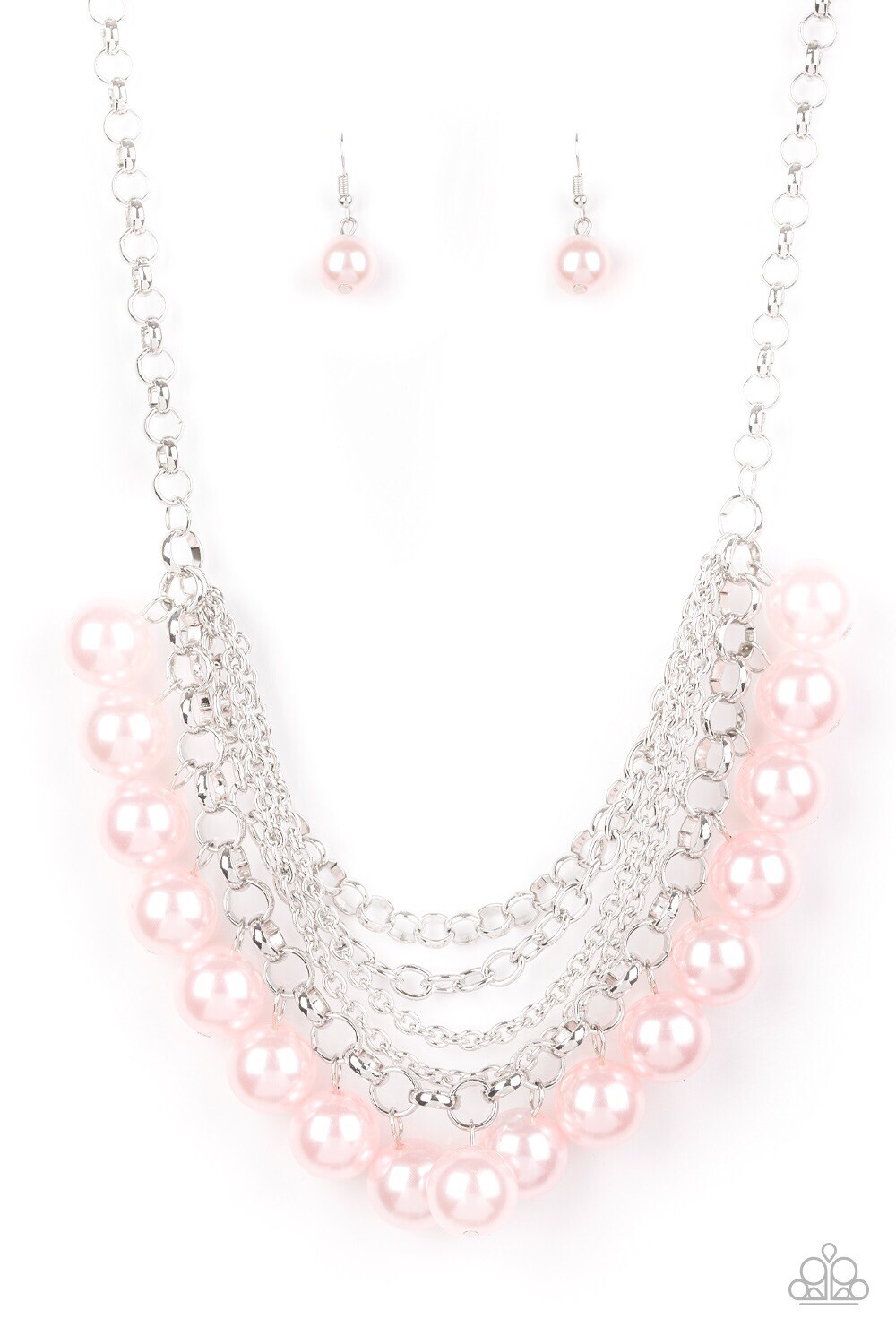 Paparazzi-One Way Wall Street-Pink Pearls