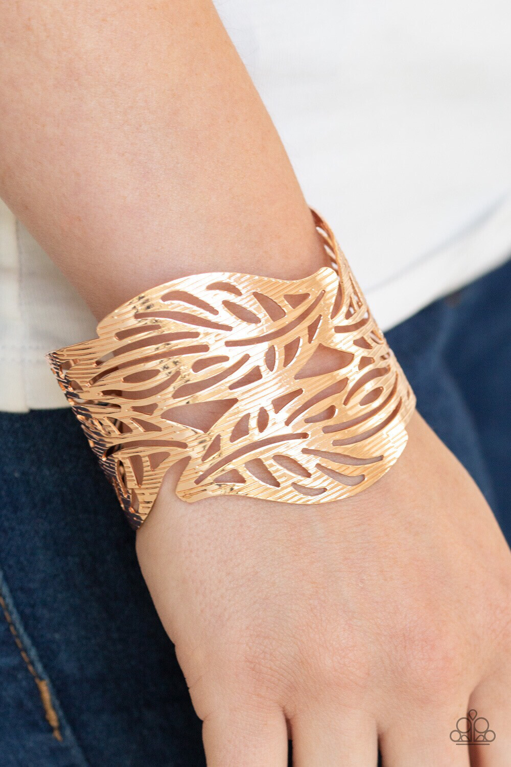 Paparazzi-Leafy Lei-Rose Gold