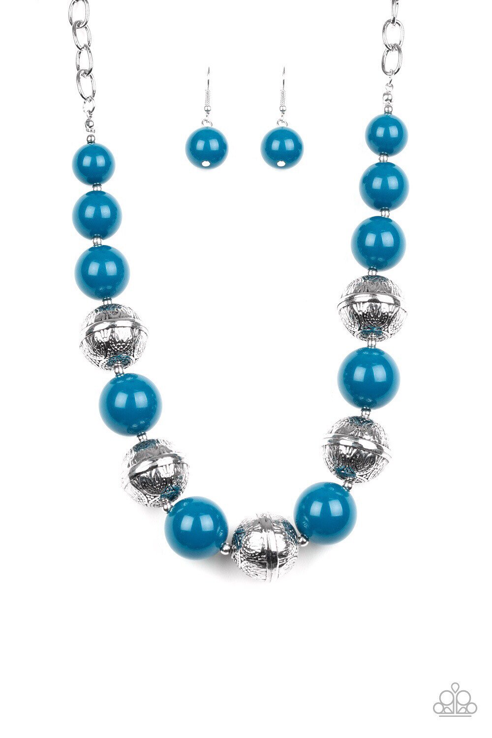 Paparazzi-Floral Fusion-Blue
