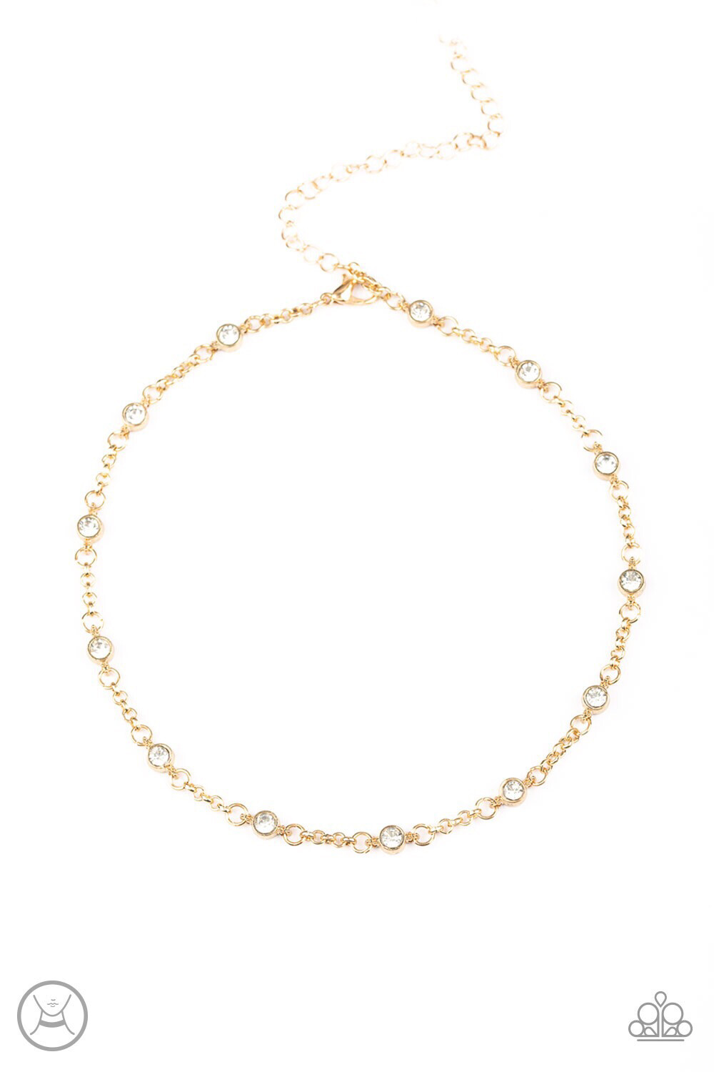 Paparazzi-Stunningly Stunning-Gold Choker
