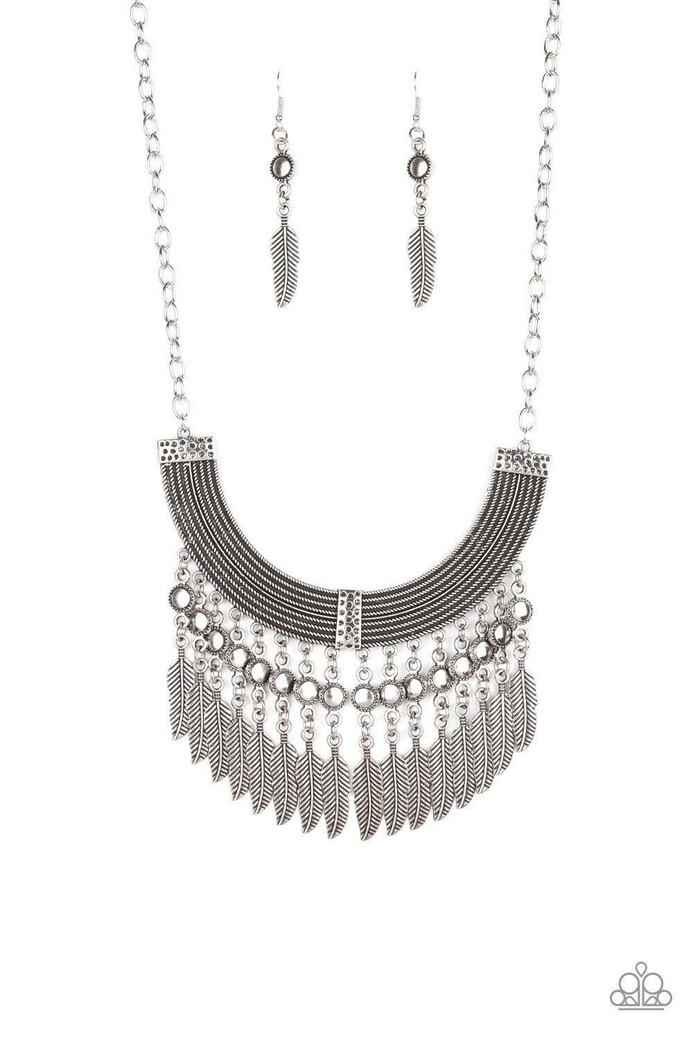 Paparazzi-Fierce in Feathers-Silver