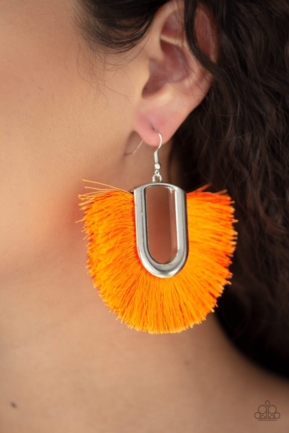 Paparazzi-Tassel Tropicana-Orange