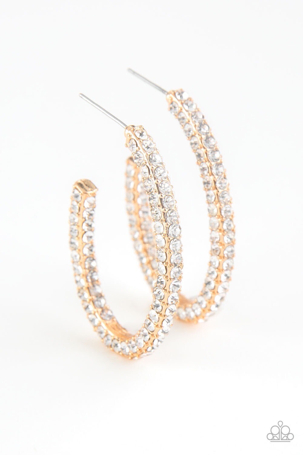 Paparazzi-Big Winner-Gold Hoop
