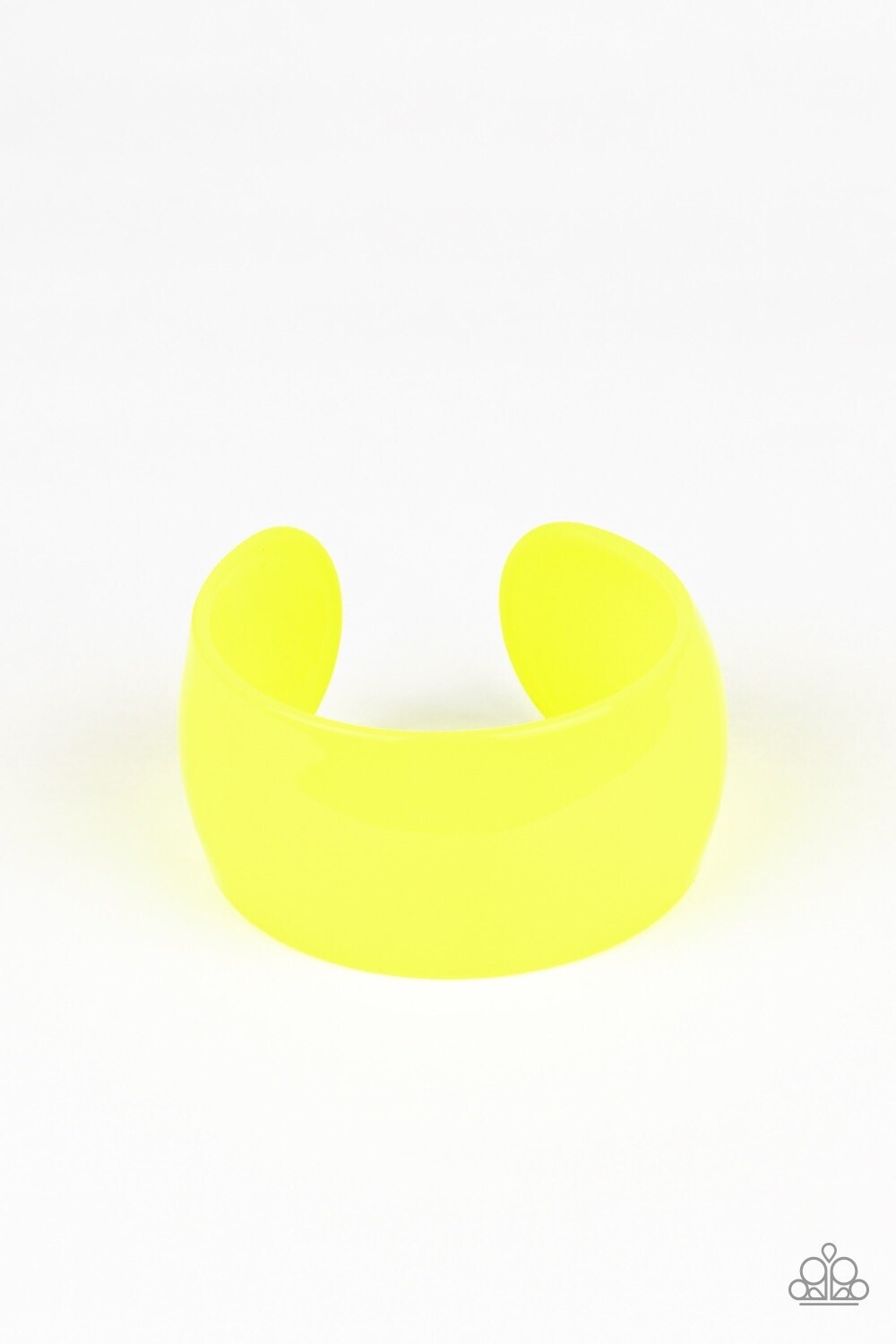 Paparazzi-Fluent in Flamboyance-Yellow Cuff