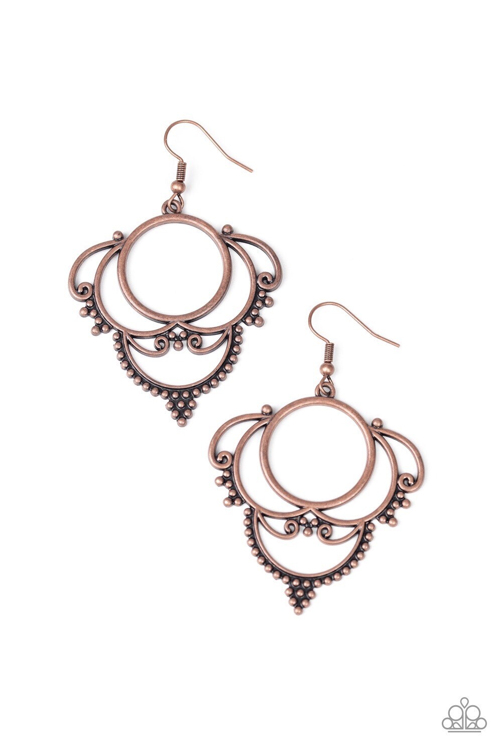 Paparazzi-Metallic Macrame-Copper
