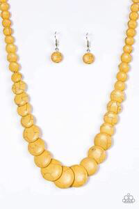 Paparazzi-Desert Flats-Yellow