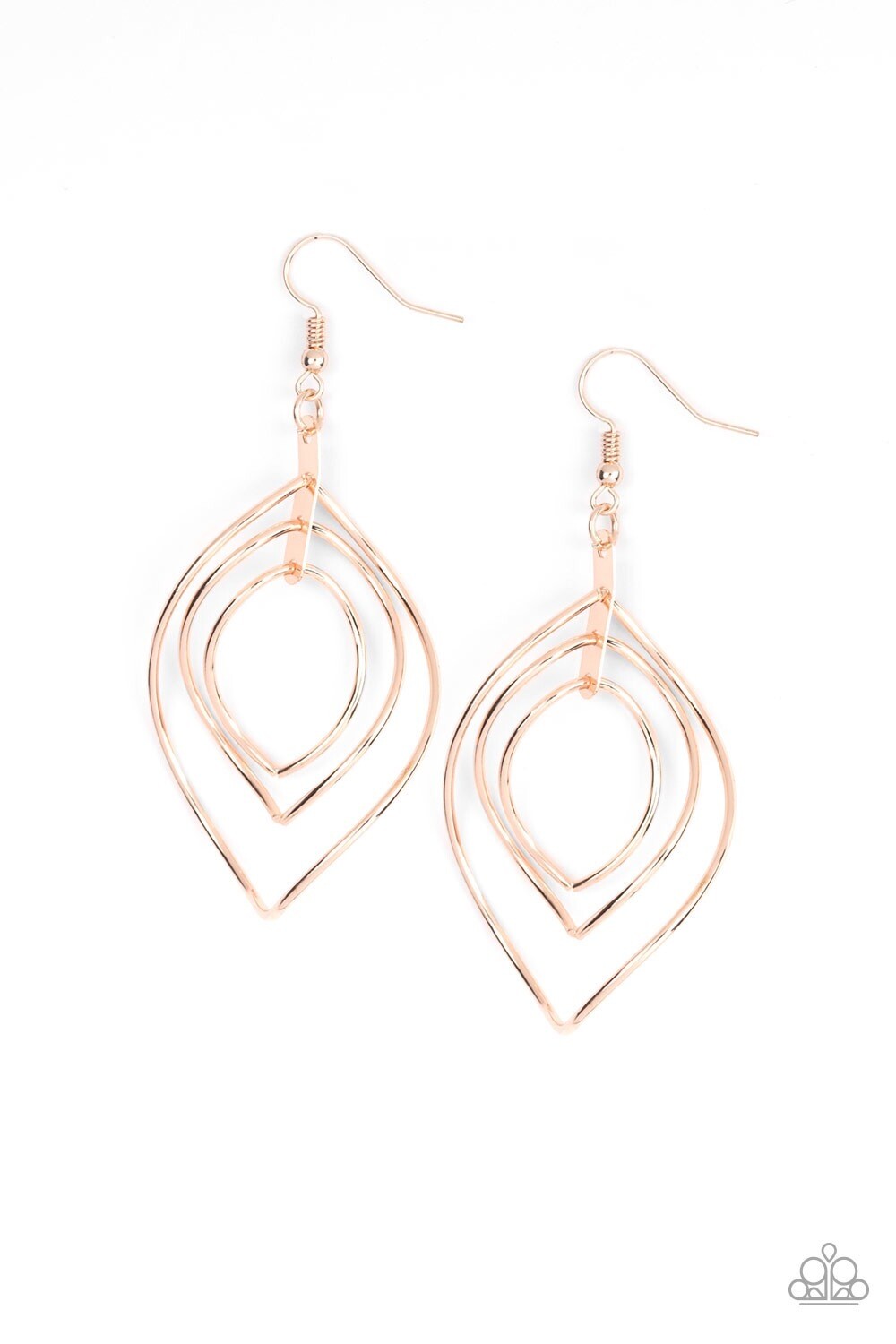 Paparazzi-Asymmetrical Allure-Rose Gold