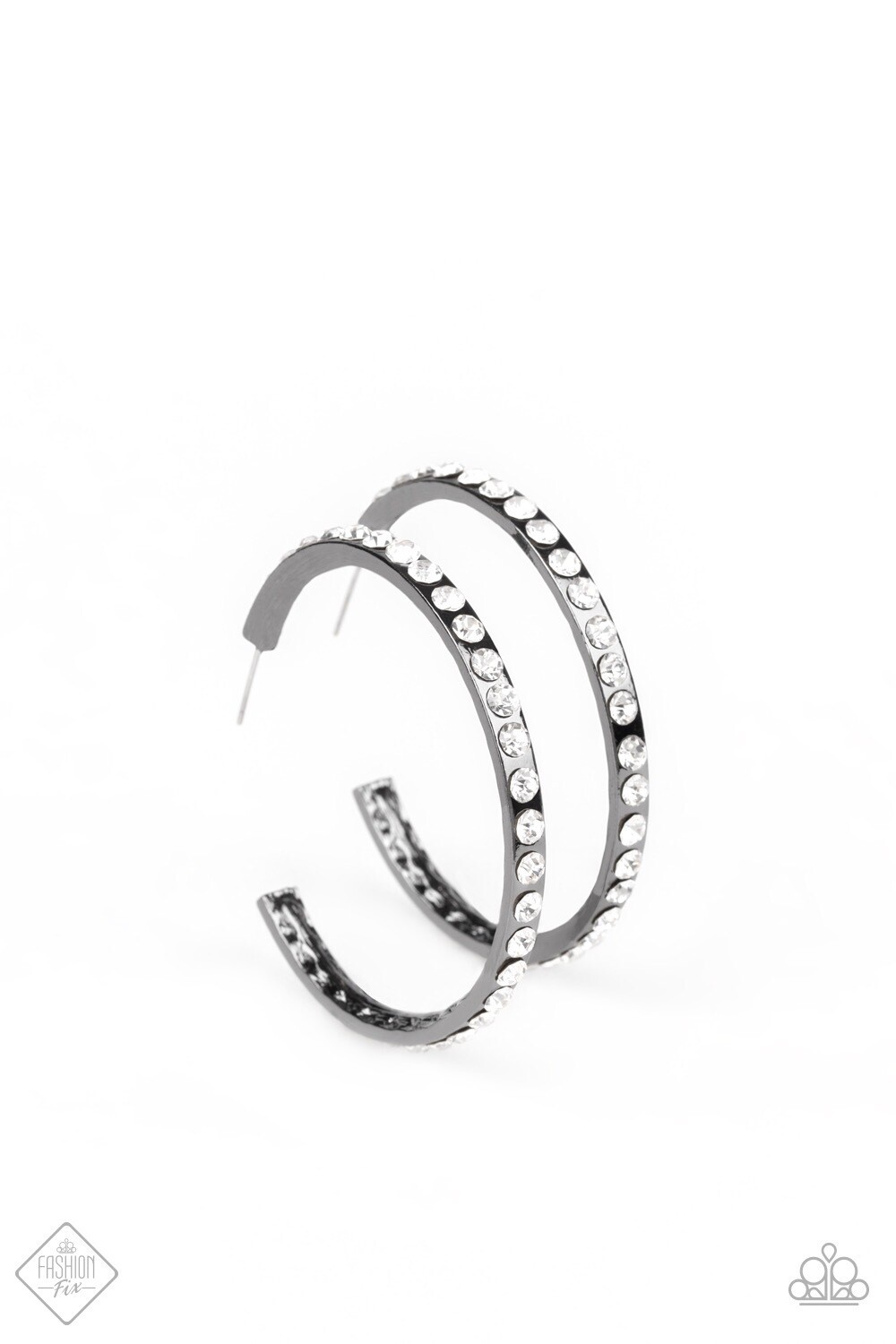 Paparazzi-Global Gleam-Black Hoop