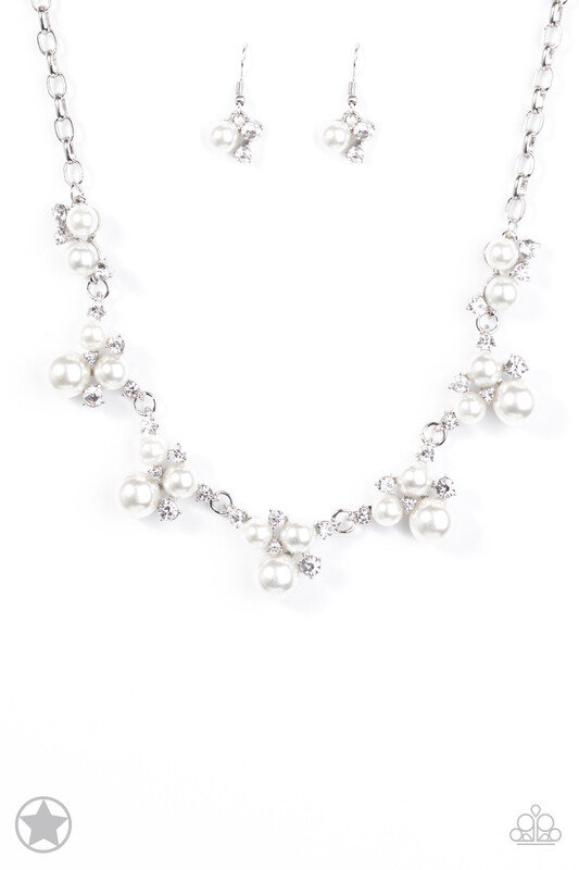 Paparazzi-Toast to Perfection-White-Silver Pearls