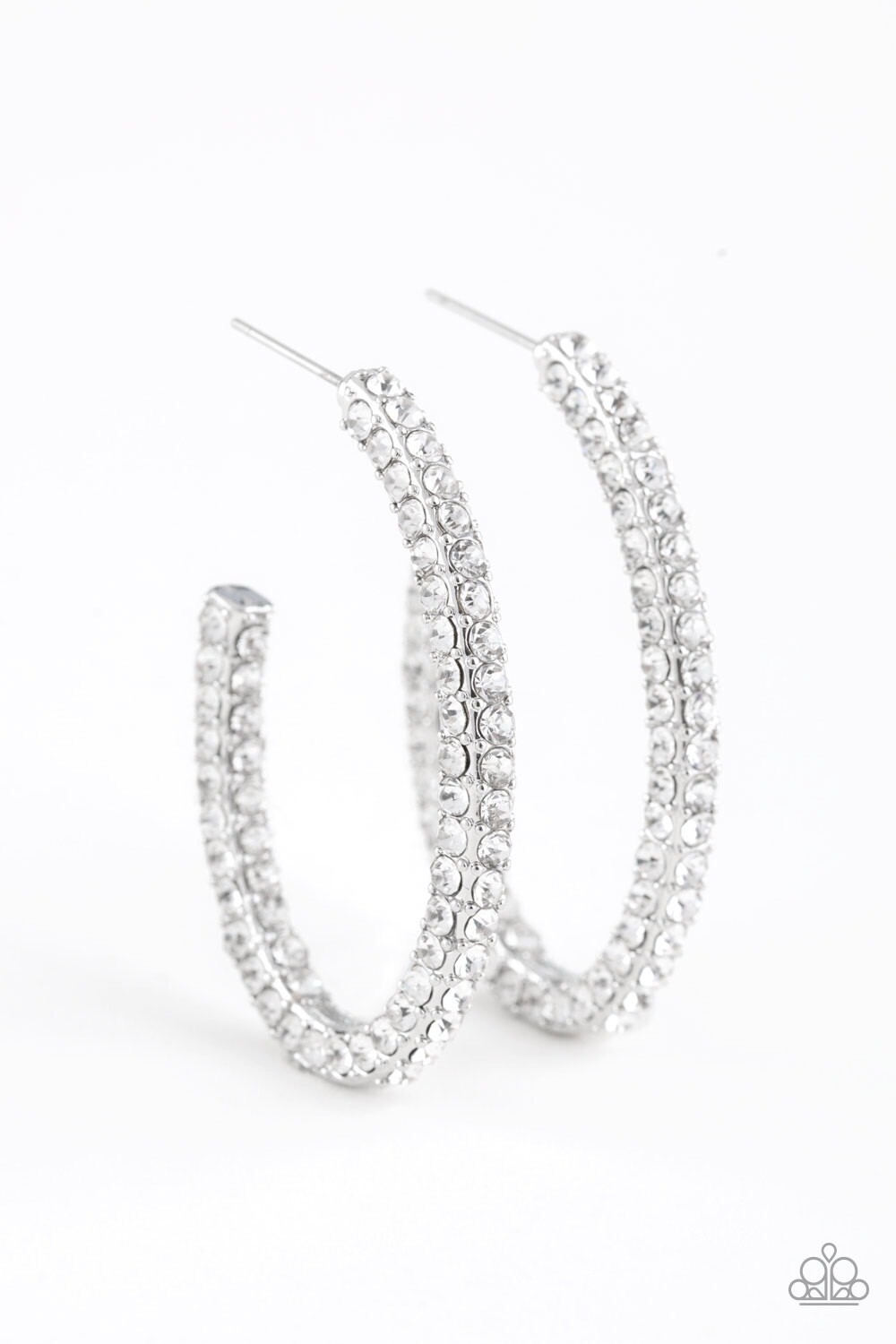 Paparazzi-Big Winner-White Hoop
