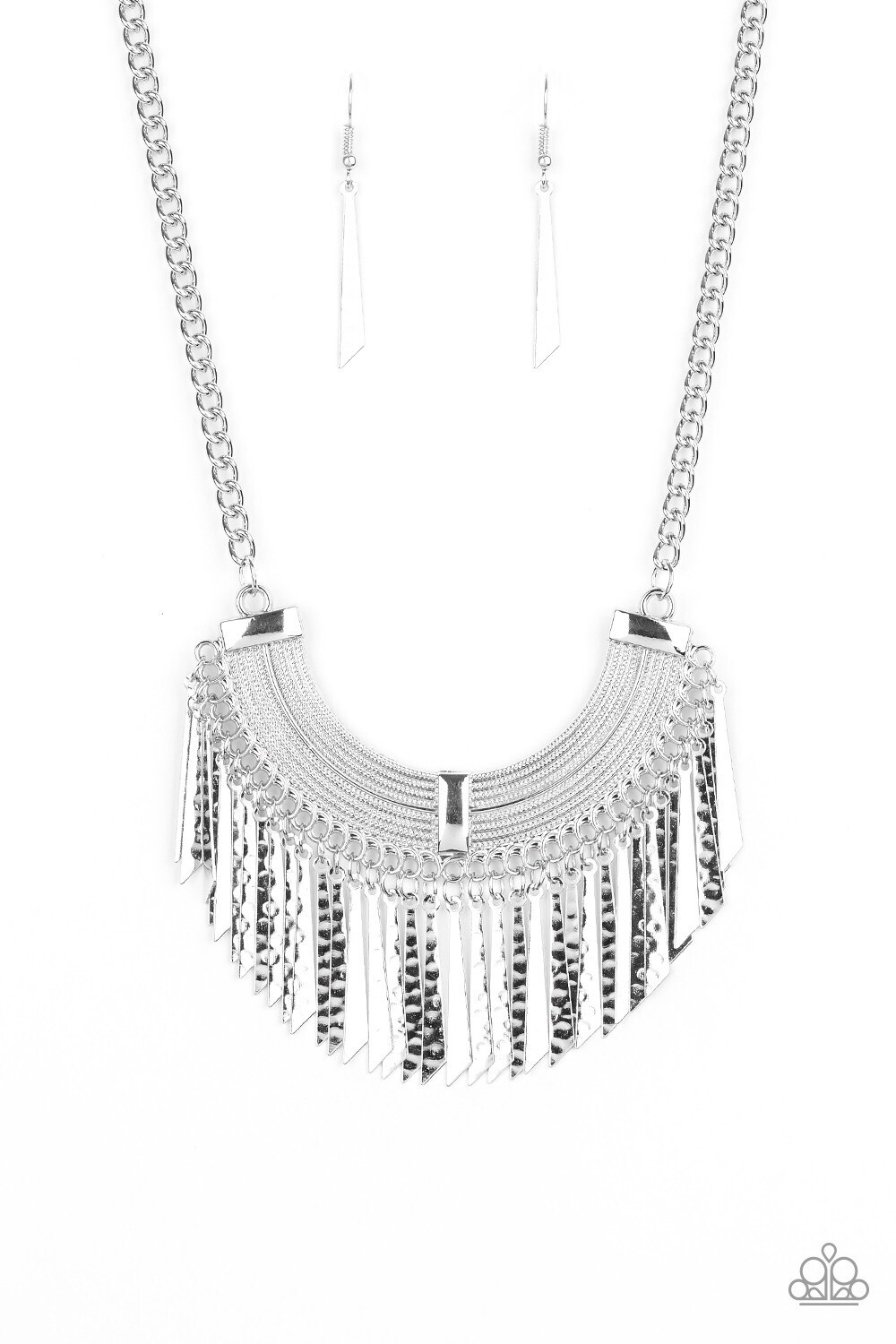 Paparazzi-Impressively Incan-Silver