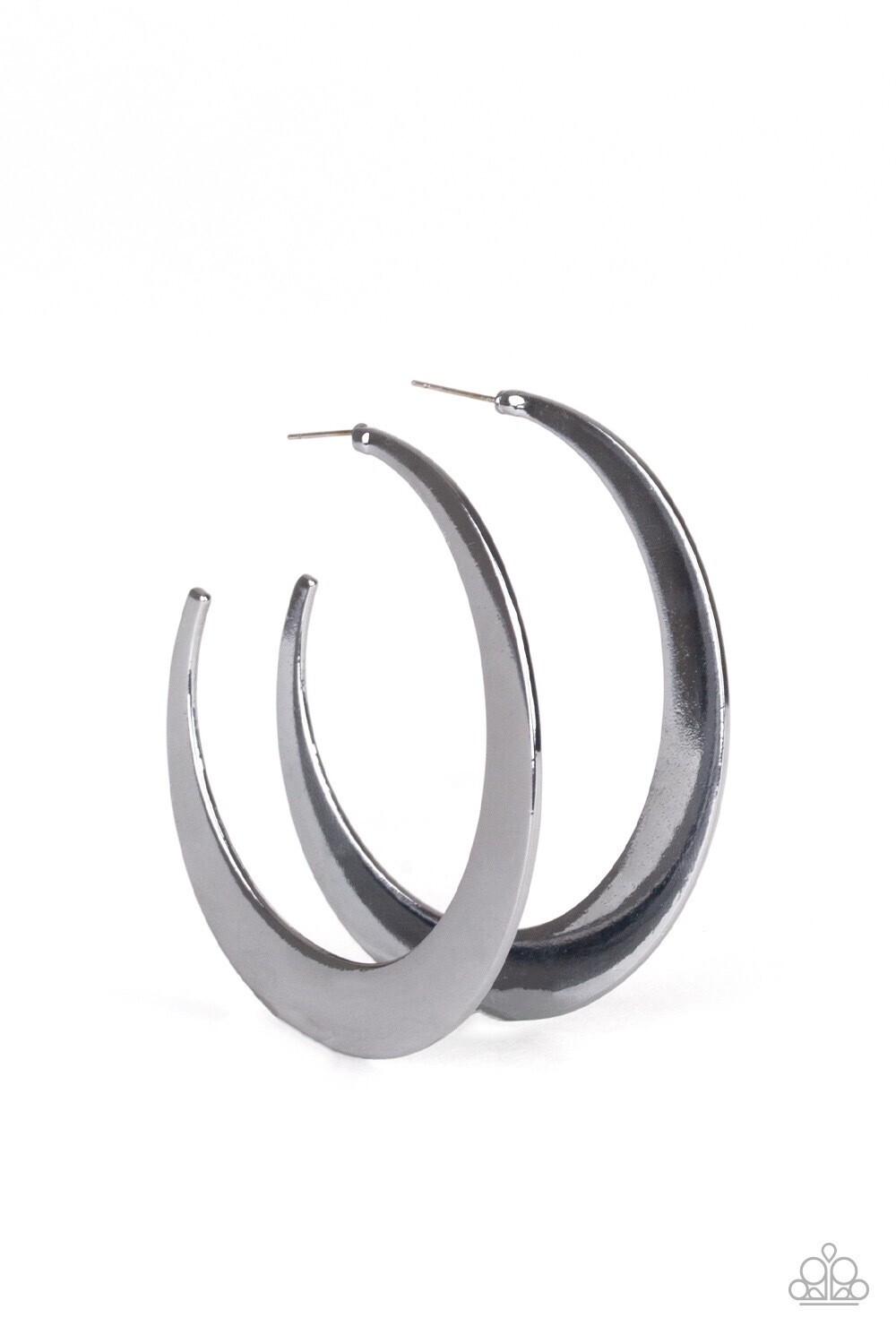 Paparazzi-Moon Beam-Black Hoop