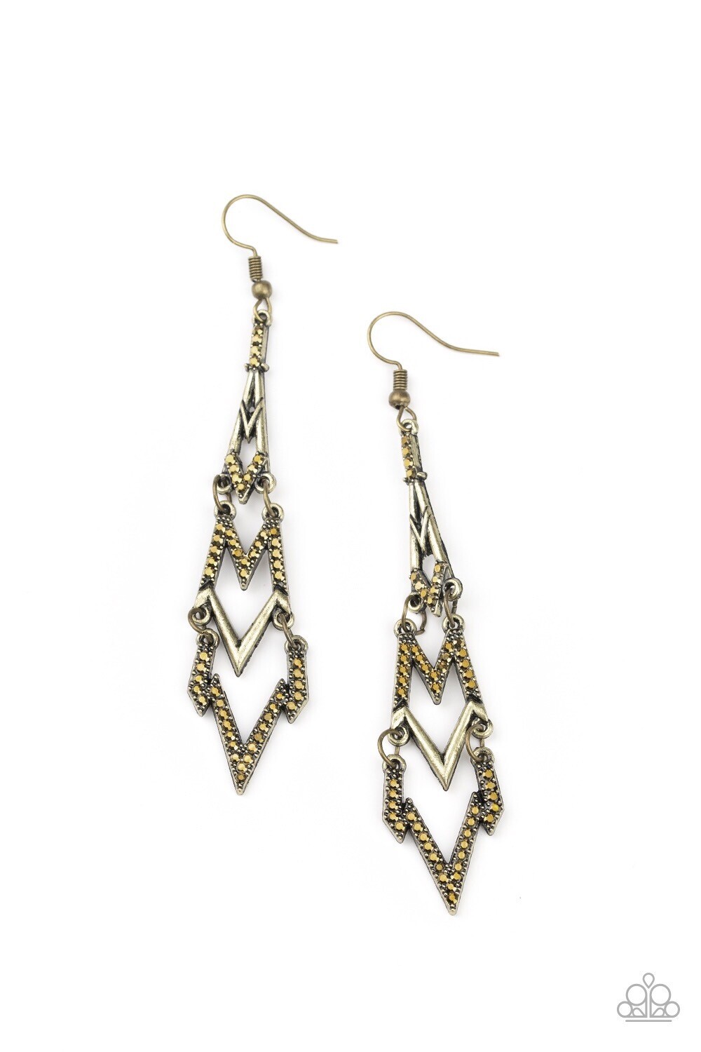 Paparazzi-Electric Shimmer-Brass