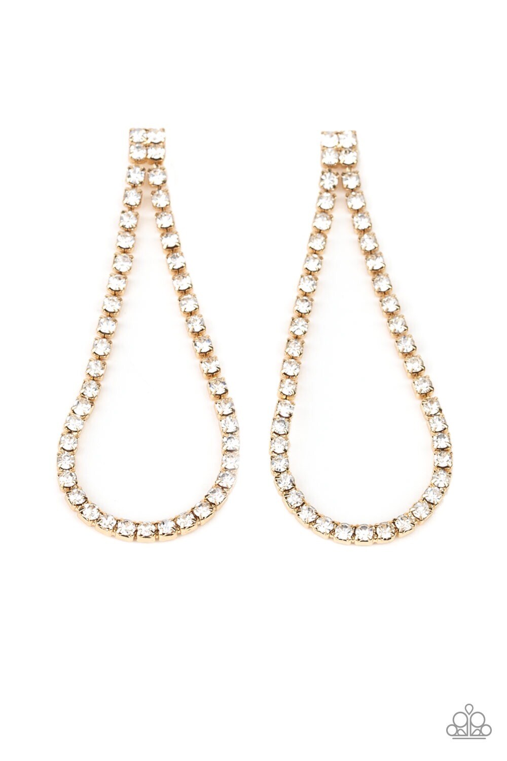 Paparazzi-Diamond Drops-Gold