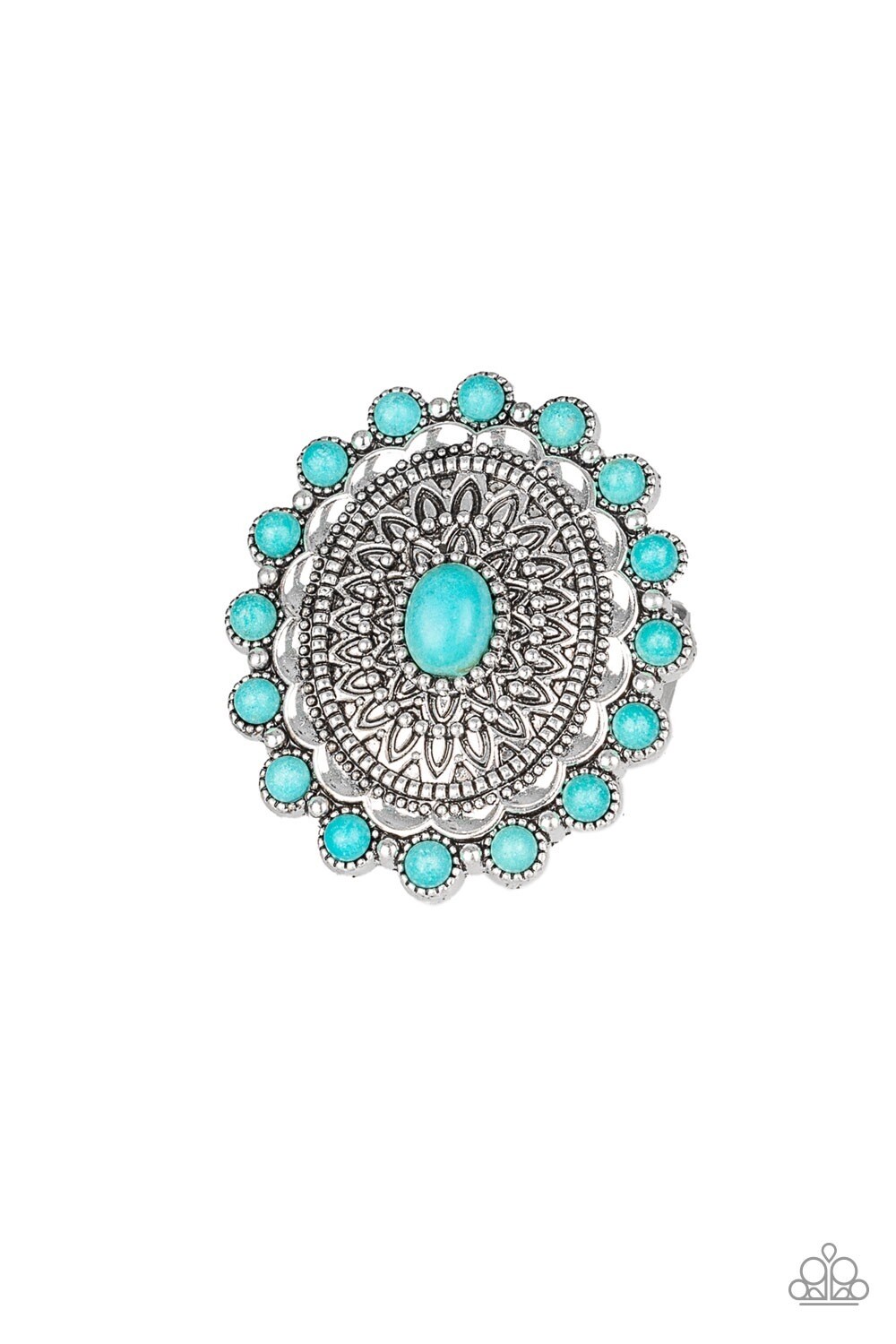 Paparazzi-Mesa Mandala-Blue (Turquoise)