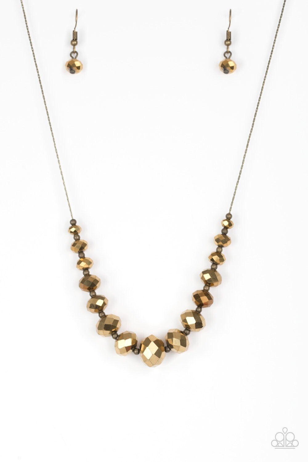 Paparazzi-Crystal Carriages- Brass