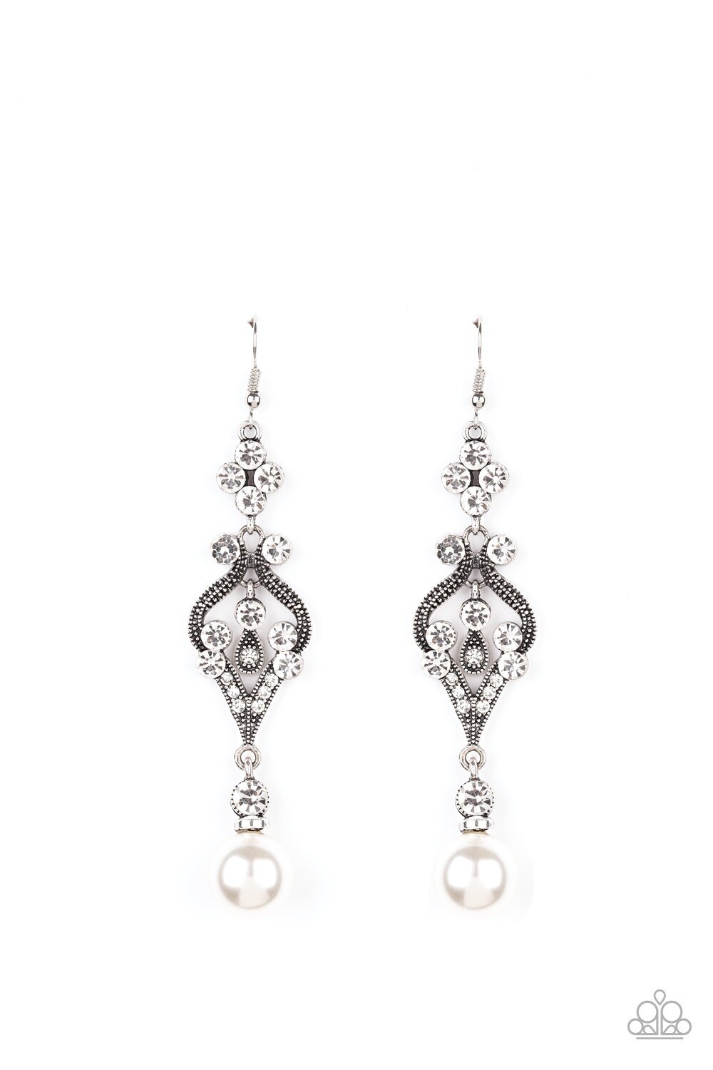 Paparazzi-Elegantly  Extravagant-White Pearls