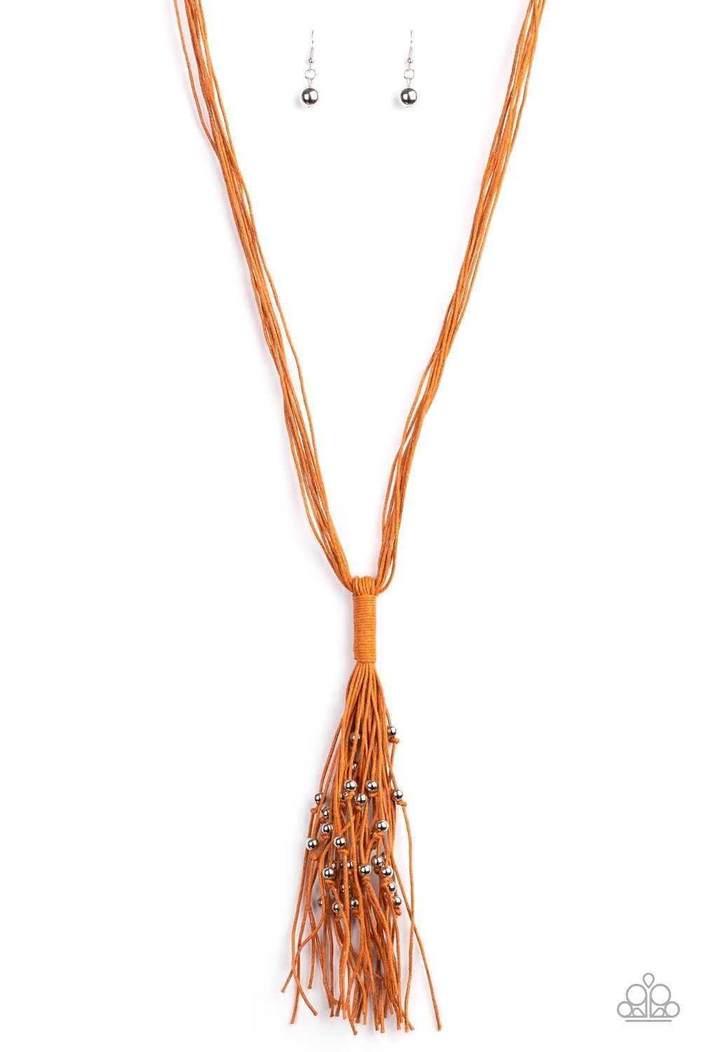 Paparazzi-Hand-Knotted Knockout - Orange