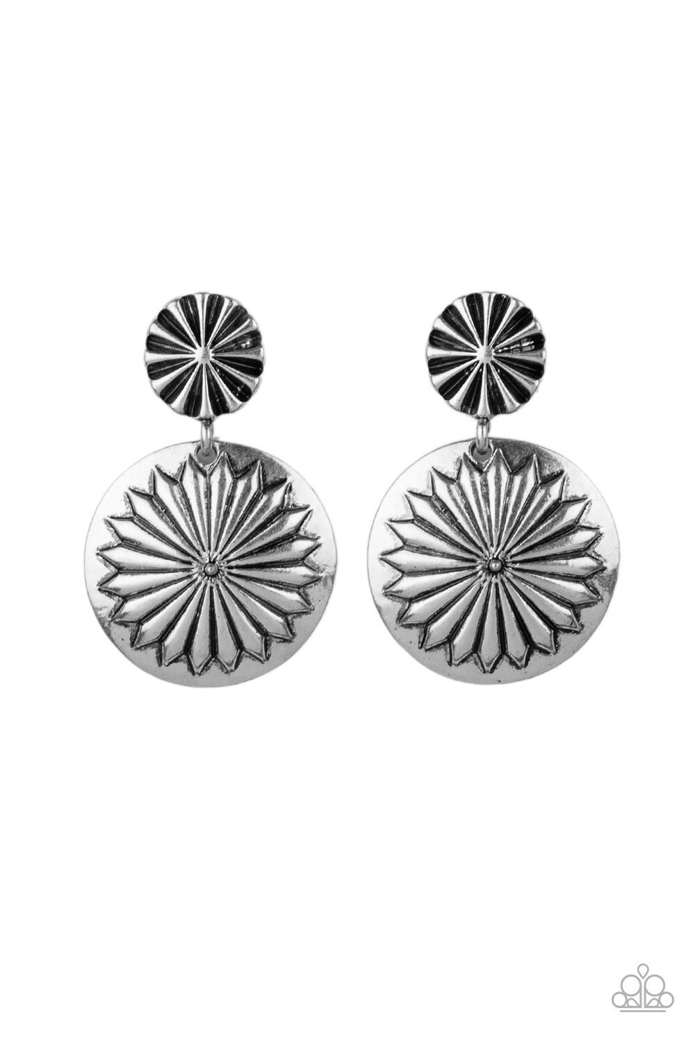 Paparazzi-Fierce Florals - Silver