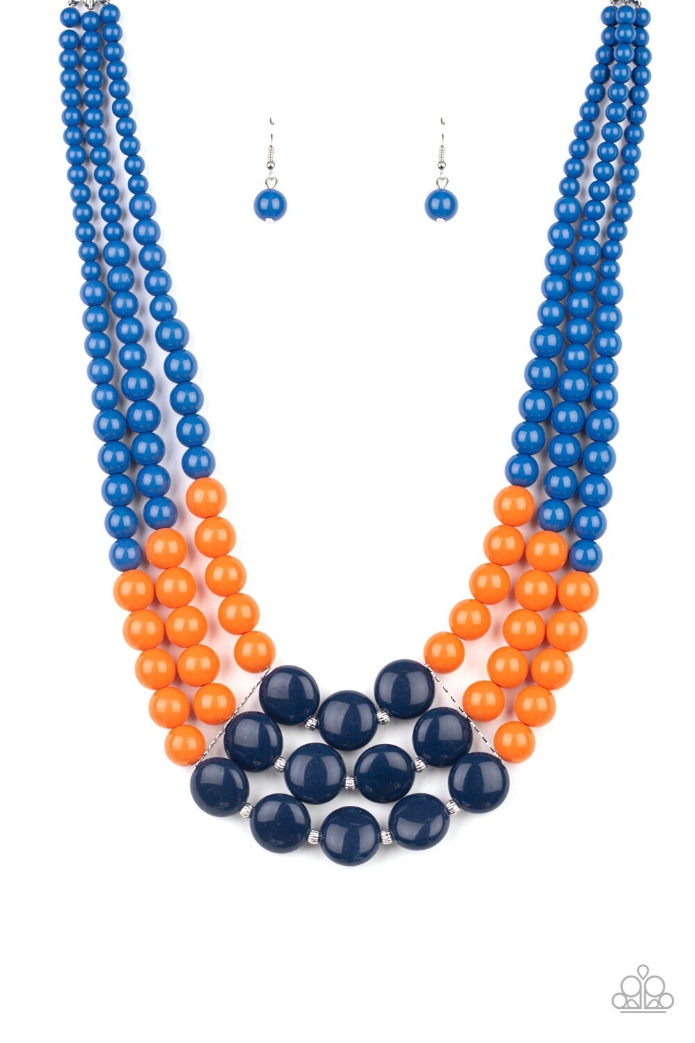 Paparazzi-Beach Bauble - Blue, Orange