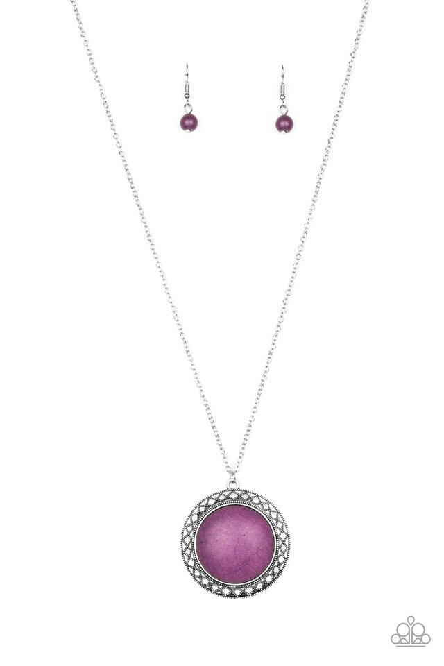 Paparazzi-Run Out of Rodeo-Purple Necklace 