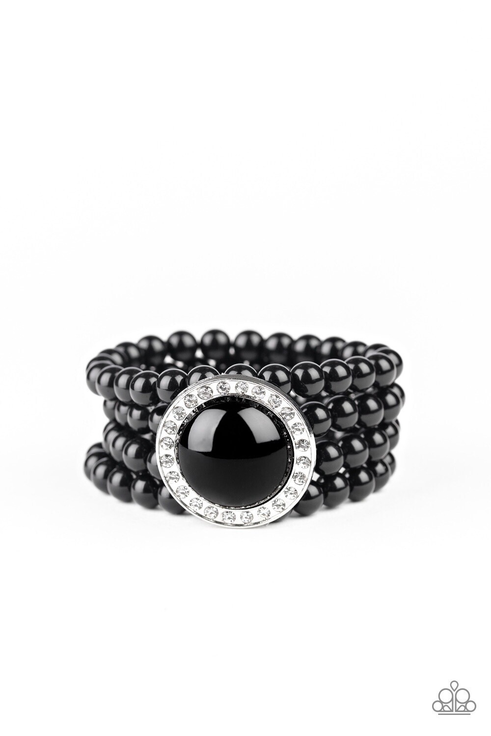 Paparazzi-Top Tier Twinkle-Black Pearl