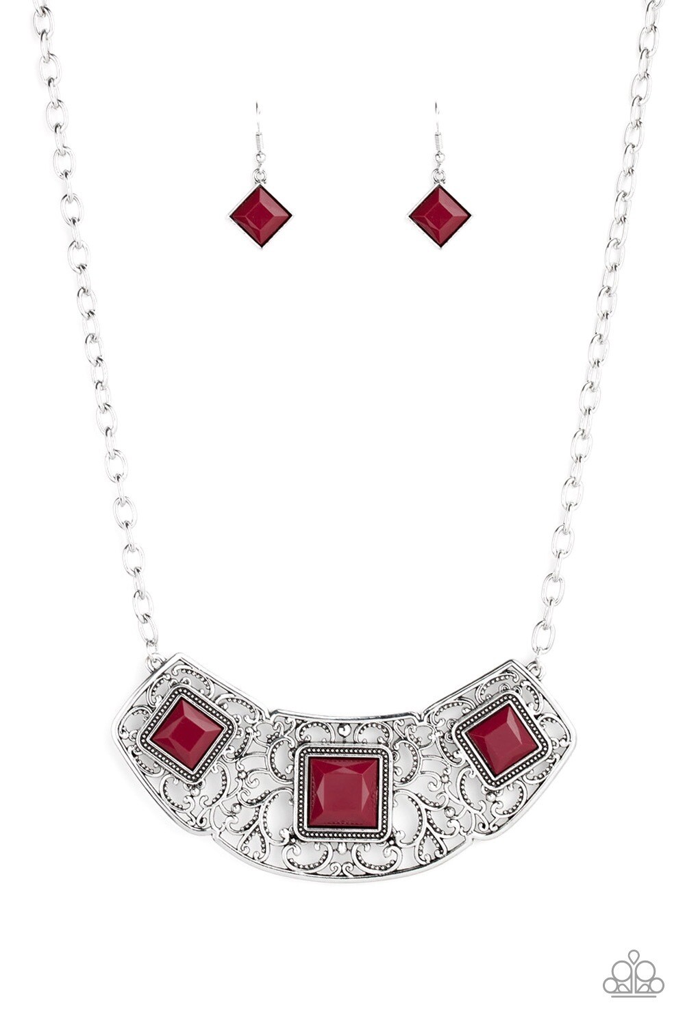Paparazzi-Feeling Inde-Pendant-Red