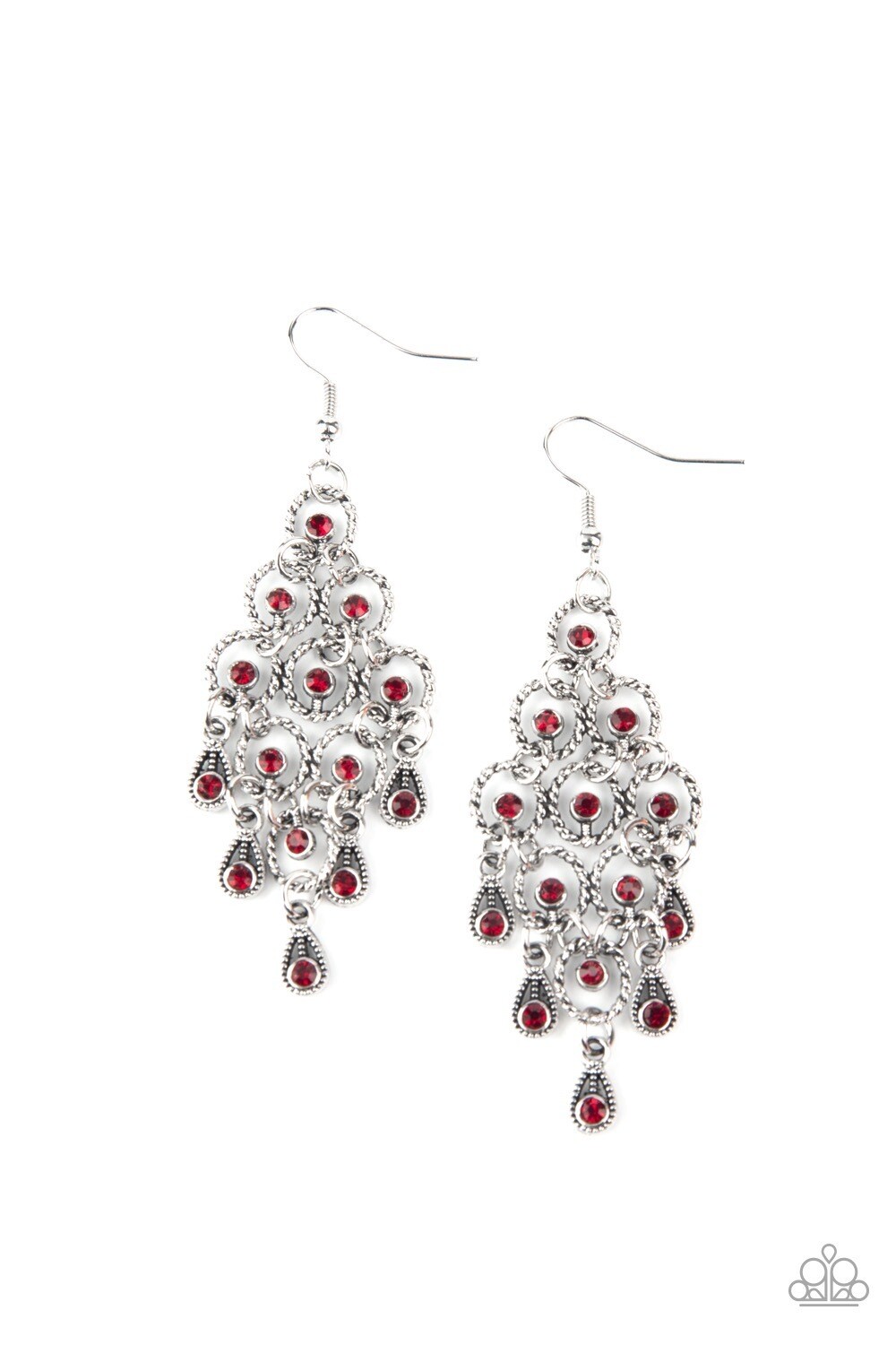 Paparazzi-Chandelier Cameo - Red