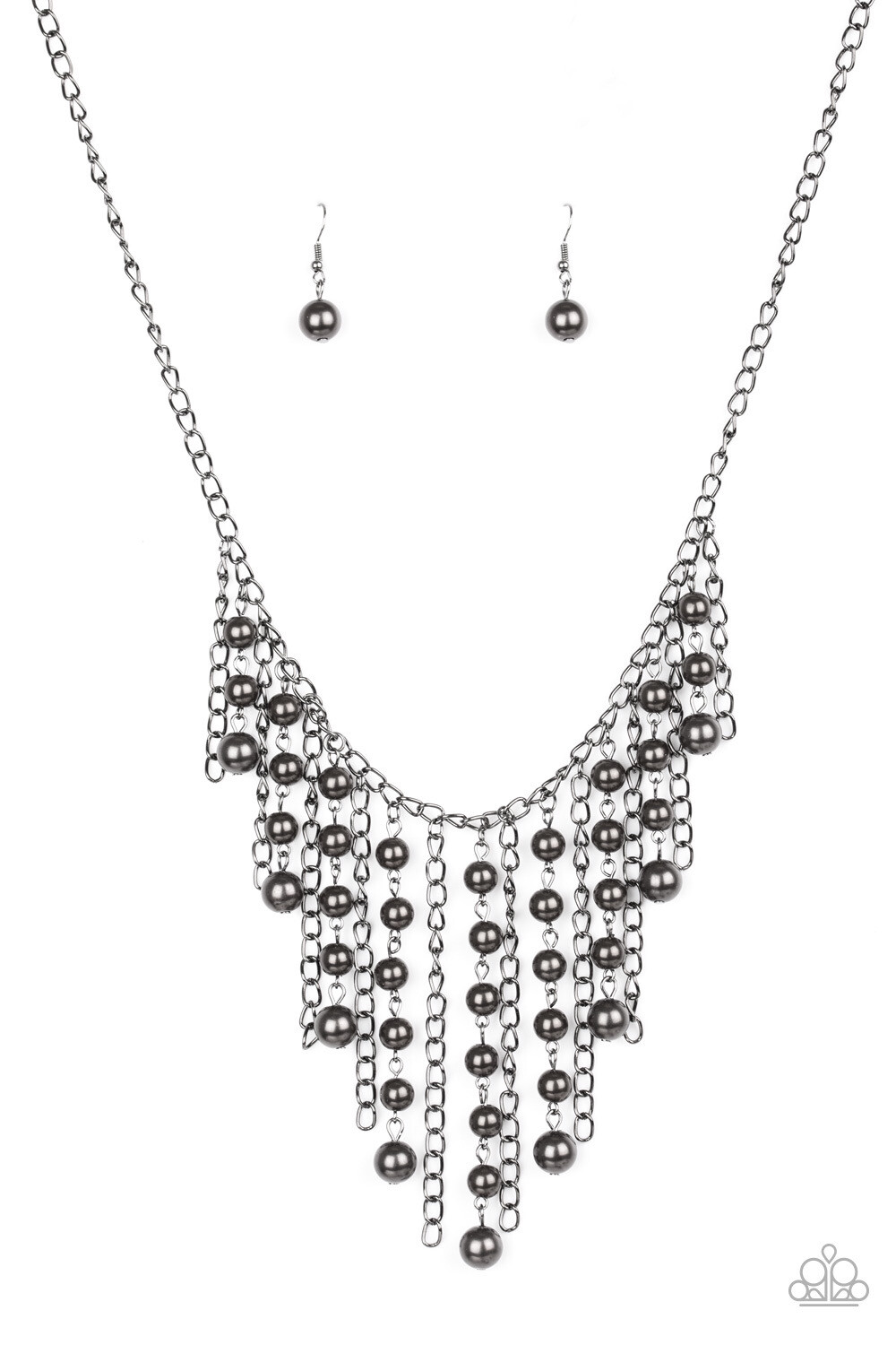 Paparazzi-Stun Control-Black Pearls