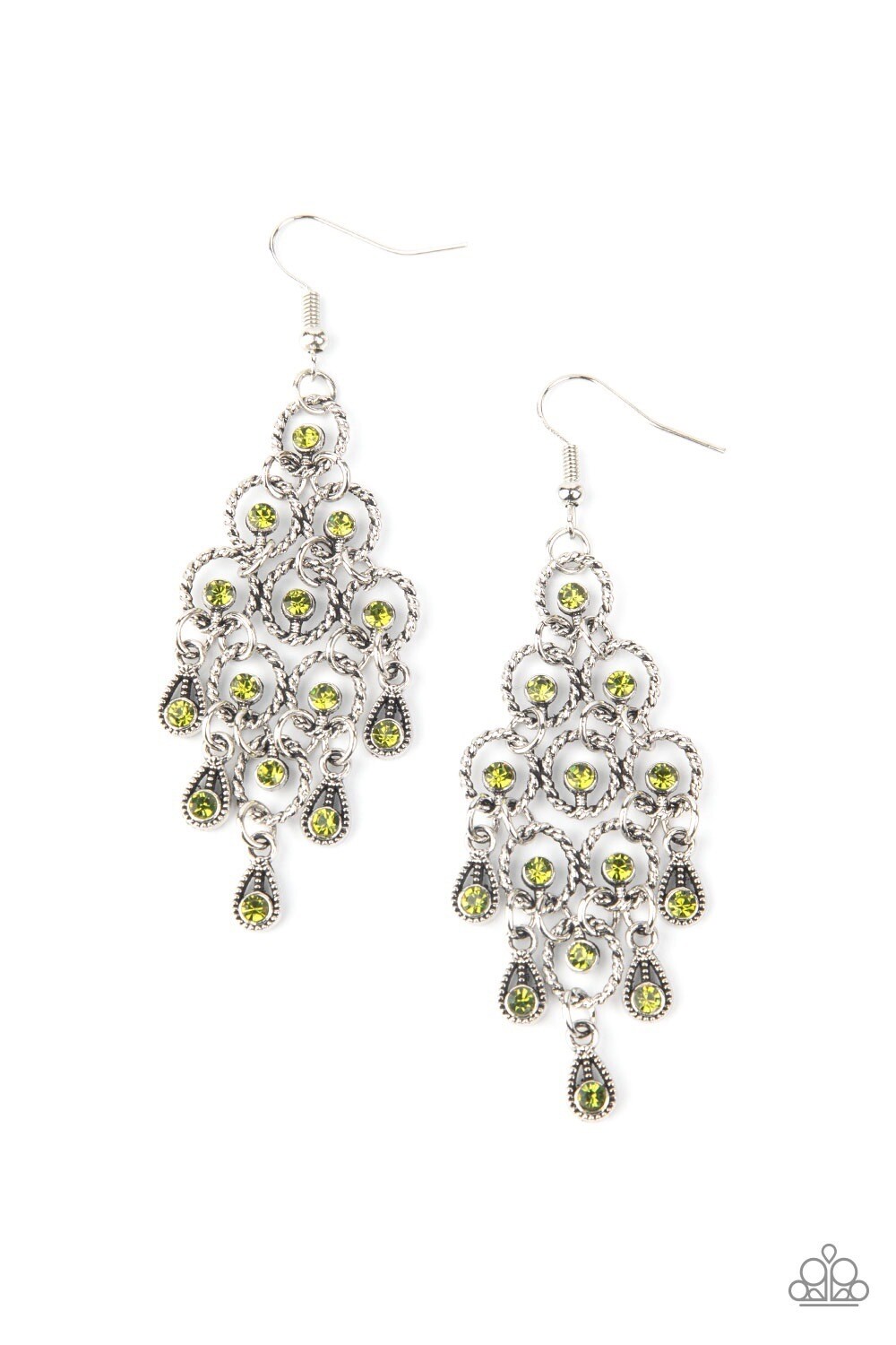 Paparazzi-Chandelier Cameo - Green