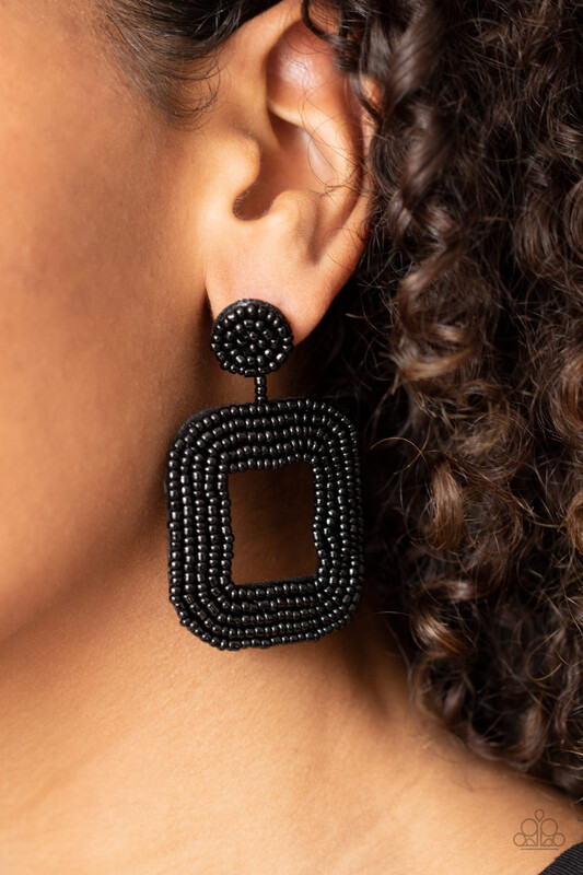 Paparazzi-Beaded Bella-Black