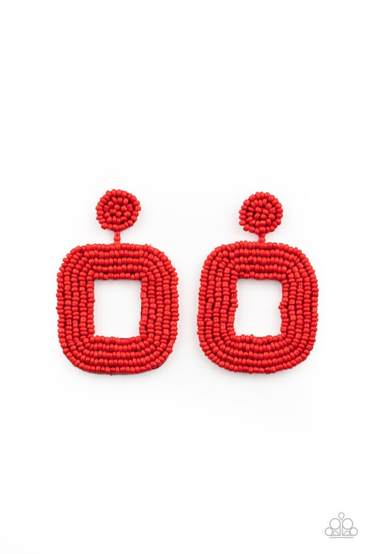 Paparazzi-Beaded Bella - Red