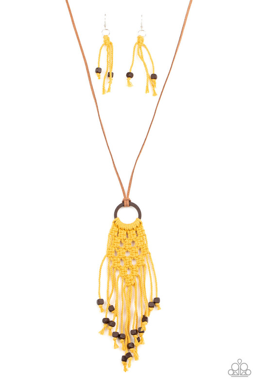 Paparazzi-Its Beyond MACRAME! - Yellow