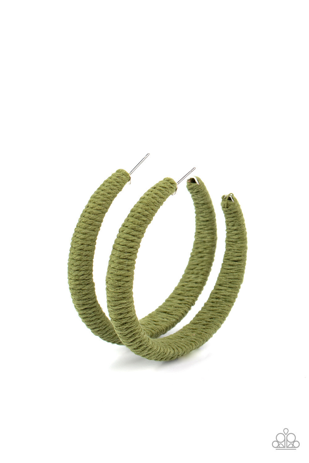 Paparazzi-TWINE and Dine - Green Hoop
