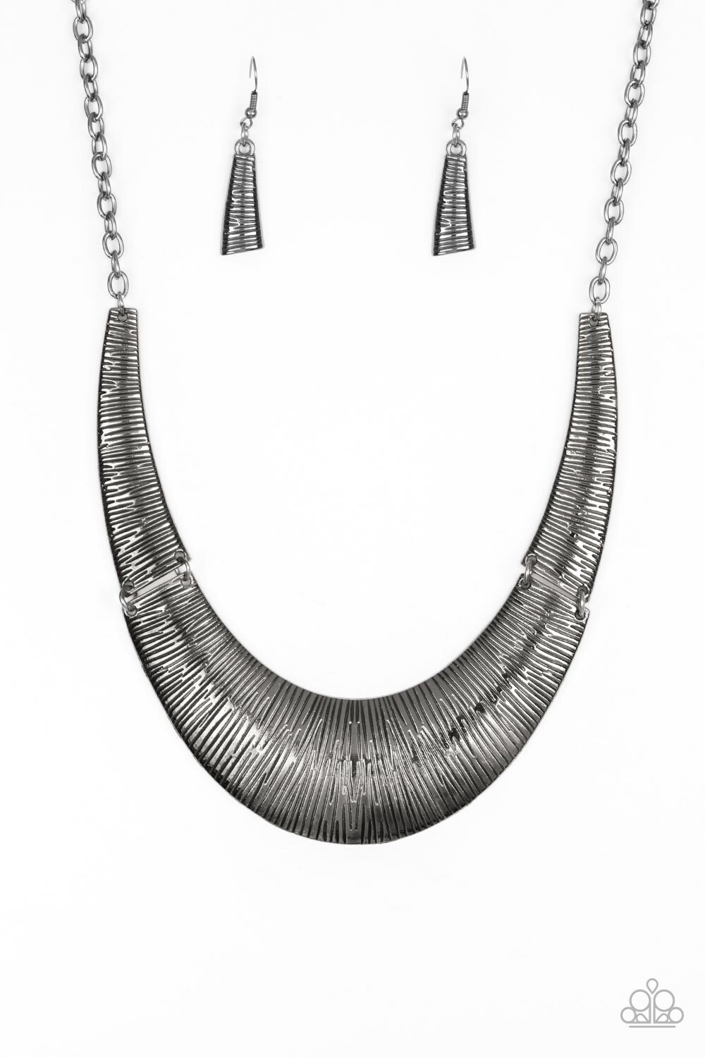 Paparazzi-Feast or Famine-Black Necklace