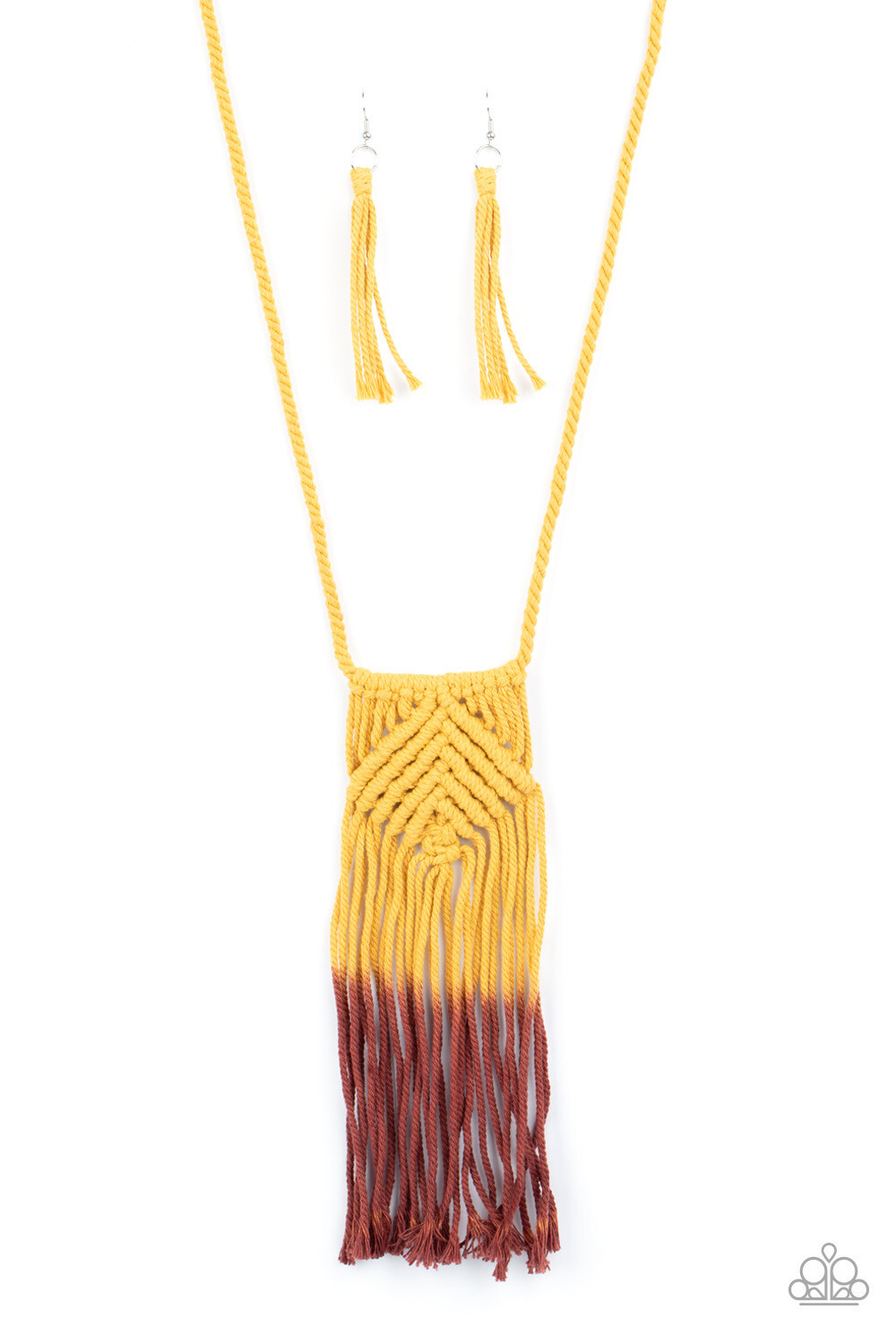 Paparazzi-Look At MACRAME Now - Yellow