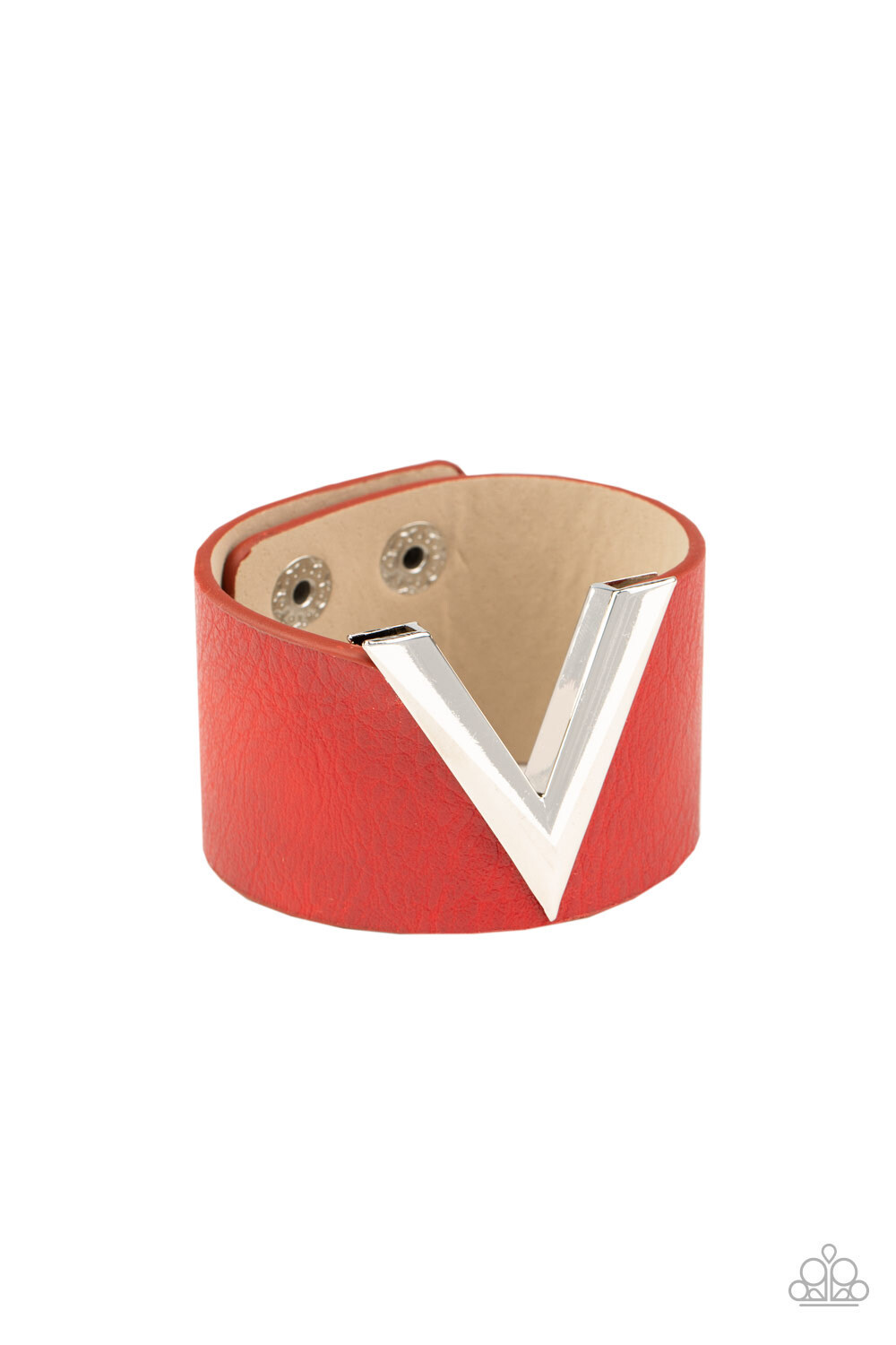 Paparazzi-Claw Out-Red Urban Bracelet
