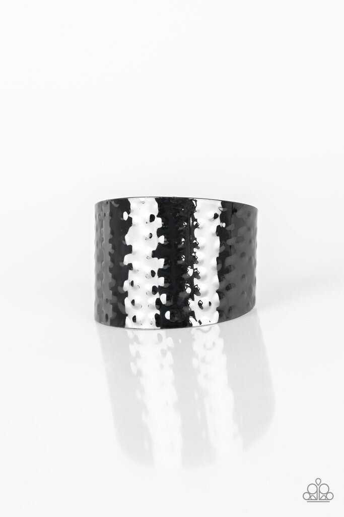 Paparazzi-Wonderfully Wonder Woman-Black Cuff