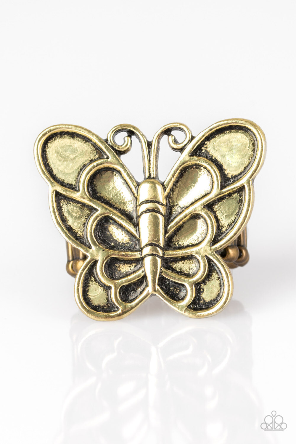 Paparazzi-Sky High Butterfly-Brass